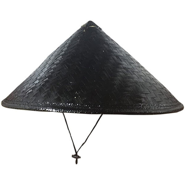 Black Color Samurai Bamboo Hat