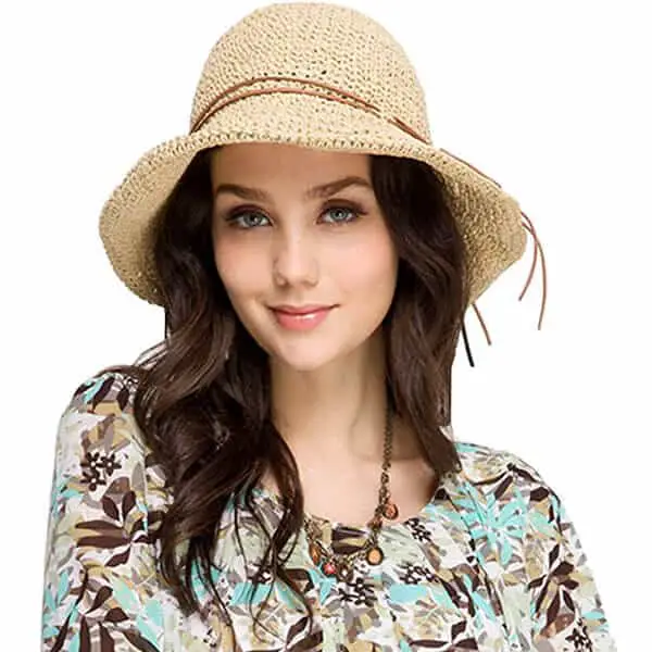 Skin-Friendly Straw Beach Hat