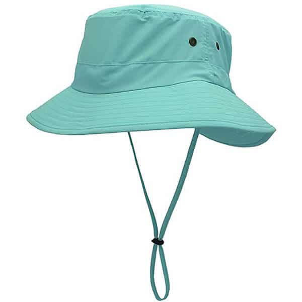 Wear Resistant Aqua Blue Summer Hat