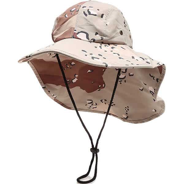 Men’s Outdoor Sun Protection Hat With Neck Flap