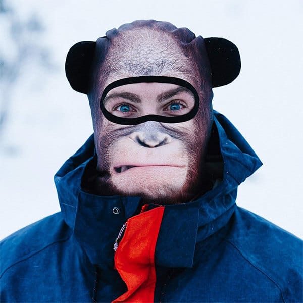 Orangutan themed balaclava