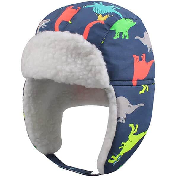 Funky patterns trapper hats for little adventurers