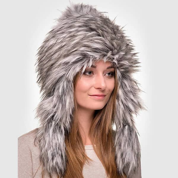Voguish faux fur trapper hats women