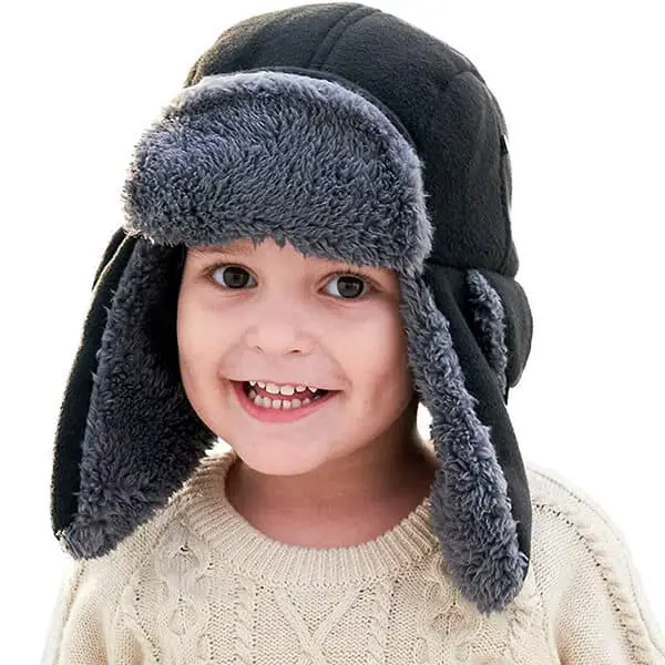 Super soft fleece trapper hat for your little one.