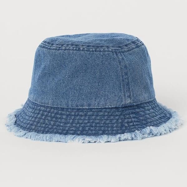 Fray Edged Bucket Hat