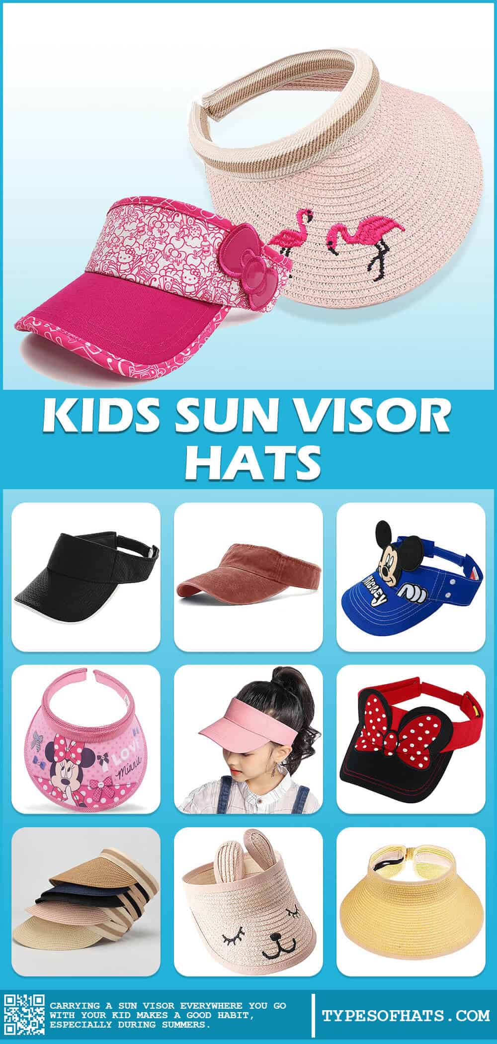 kids sun visor hats