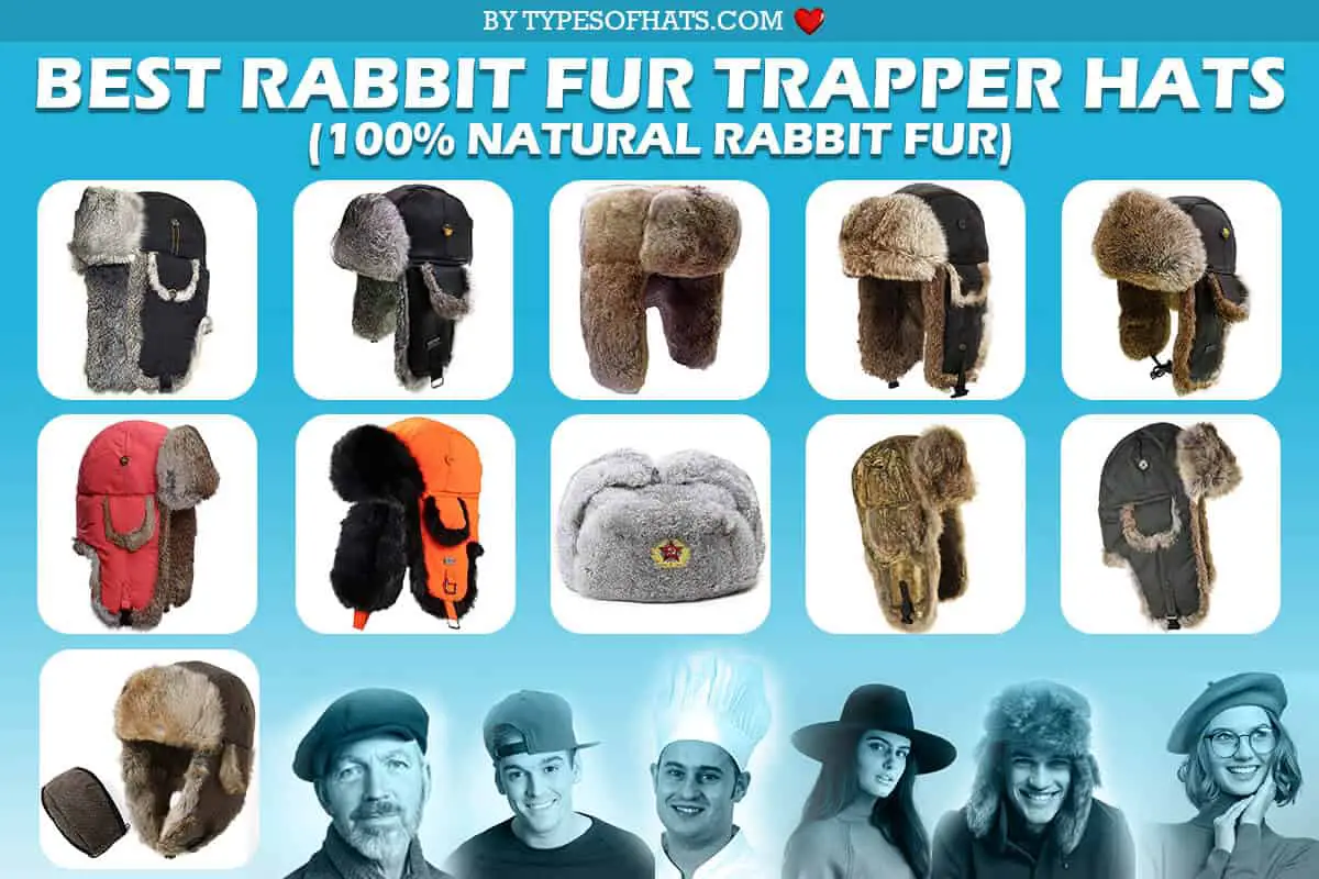 rabbit fur trapper hats
