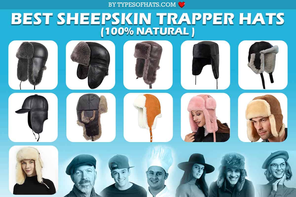 sheepskin trapper hats