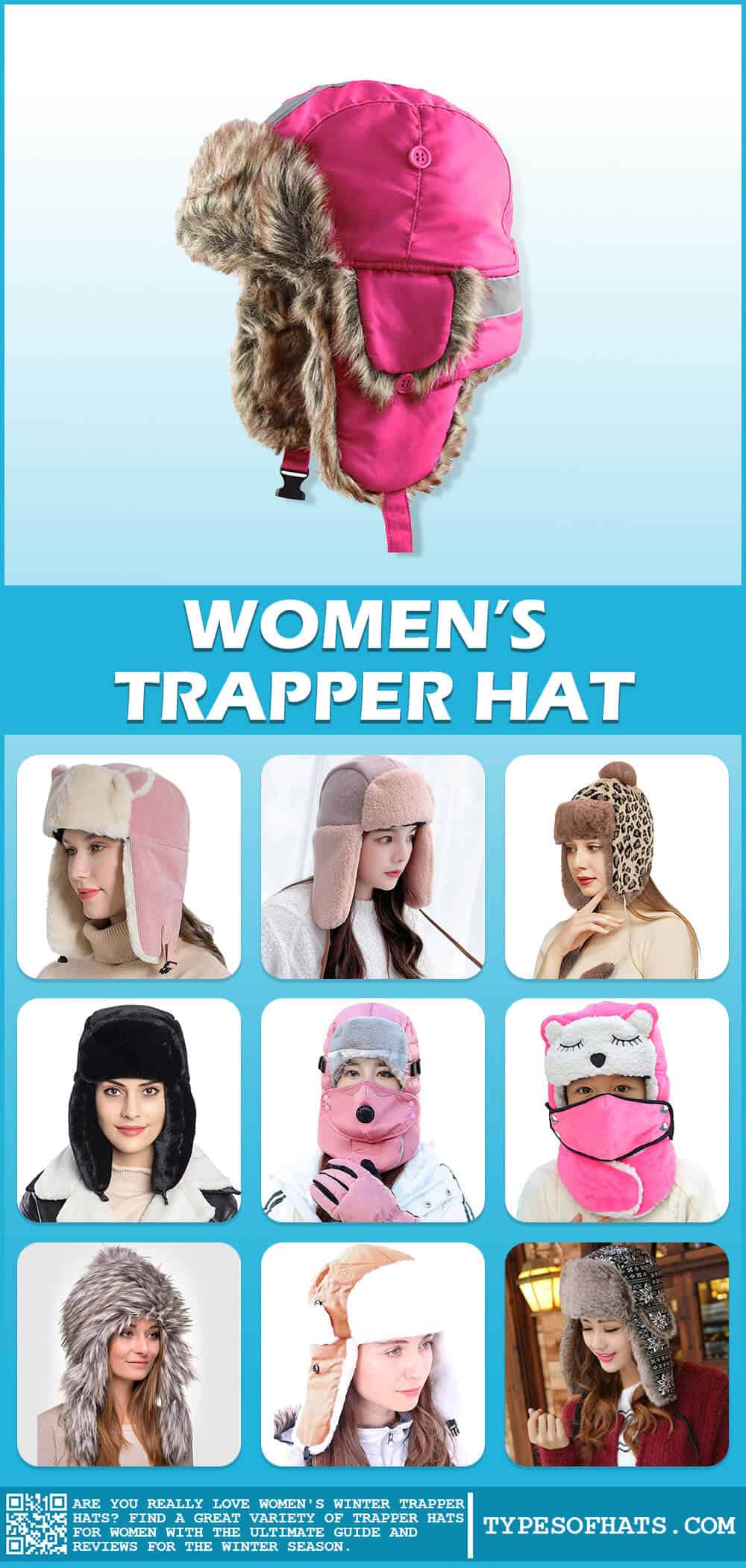 womens trapper hats