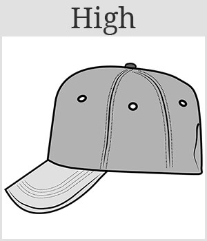 High profile Baseball cap