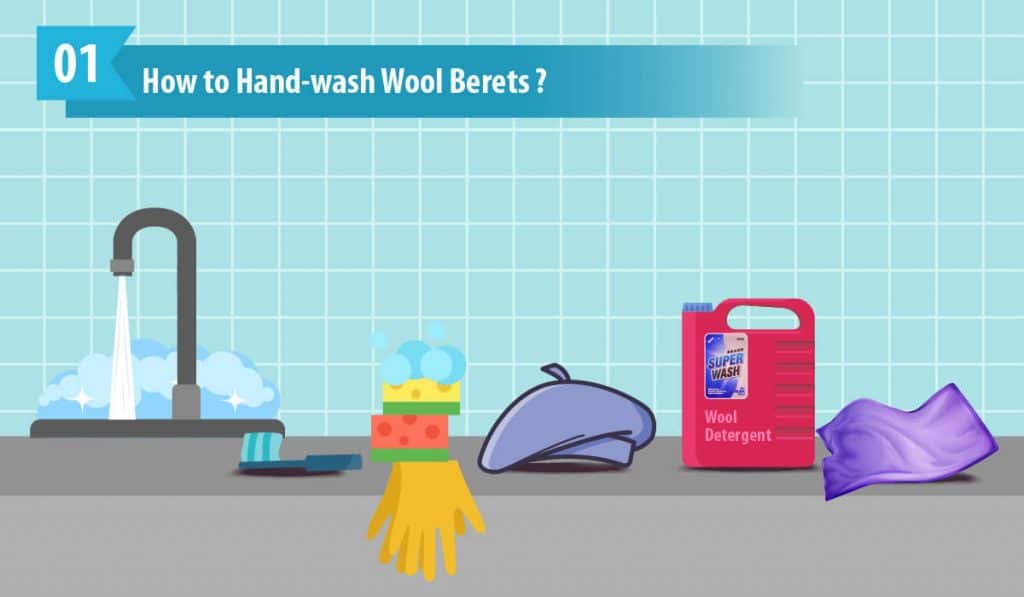 How to Hand wash Wool Berets