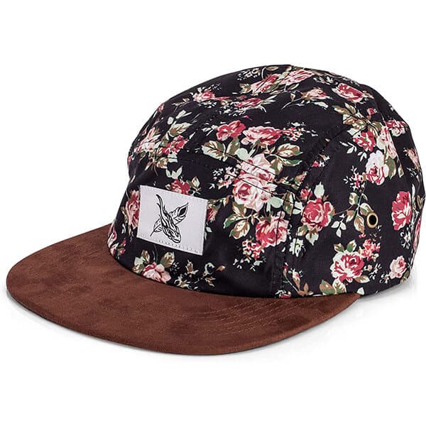 Women’s Floral Snapback 5 Panel Hat