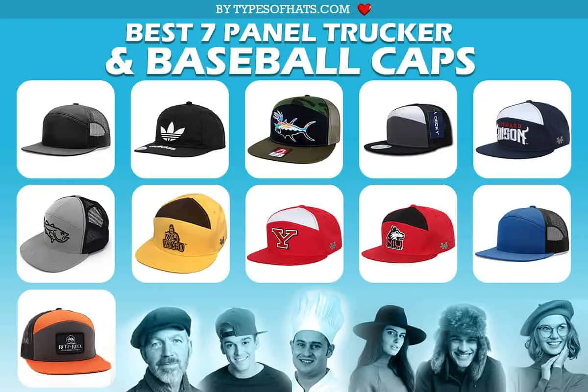 Best 7 Panel Baseball Caps and Trucker Hats