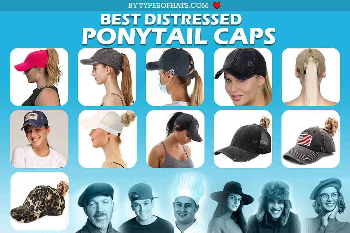Best Distressed Ponytail Caps