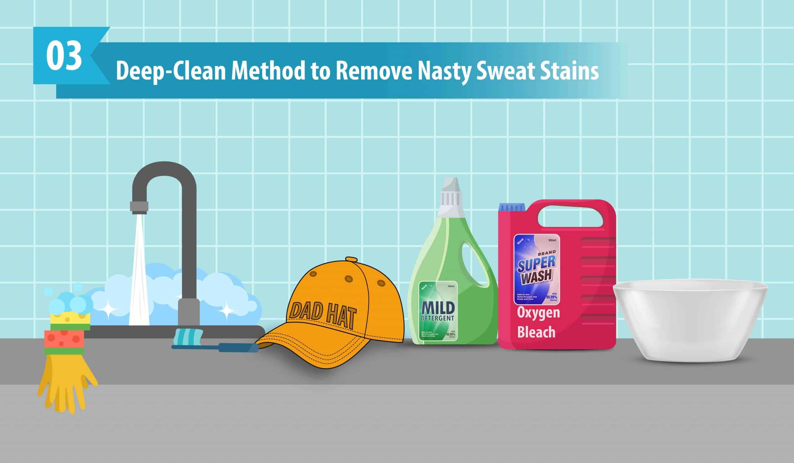 Deep-Clean Method to Remove Nasty Sweat Stains