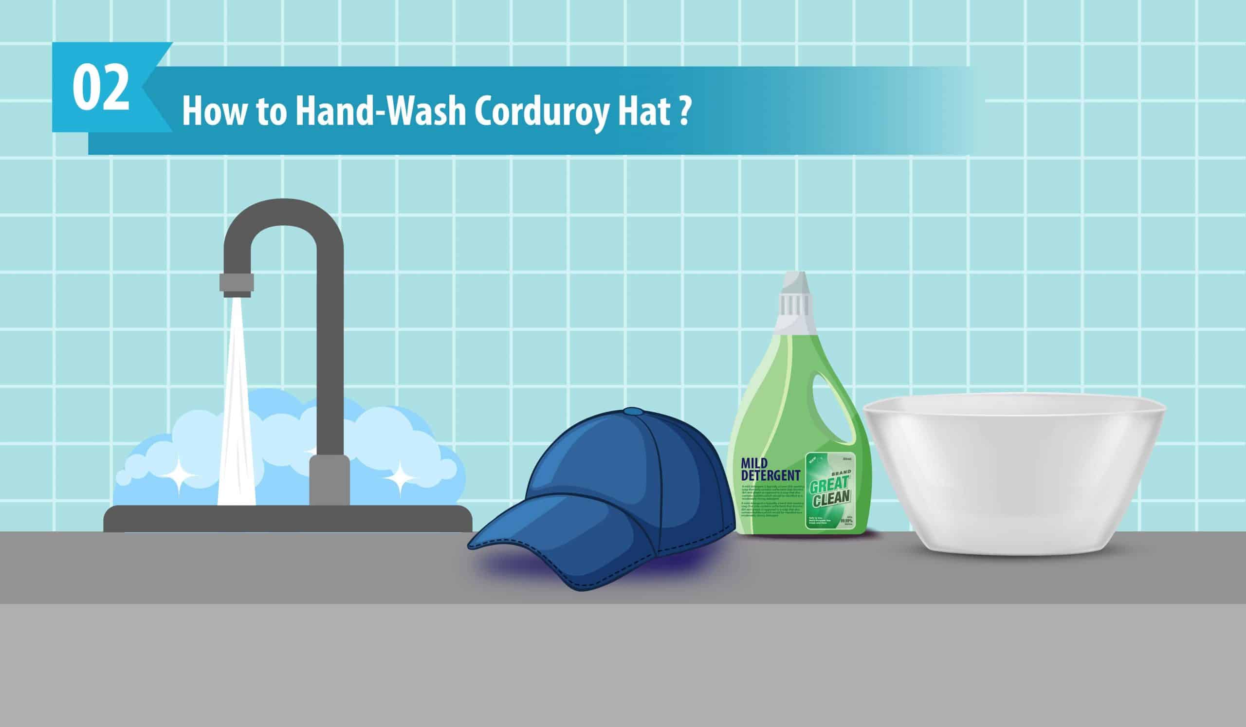 How to Hand-Wash Corduroy Hat