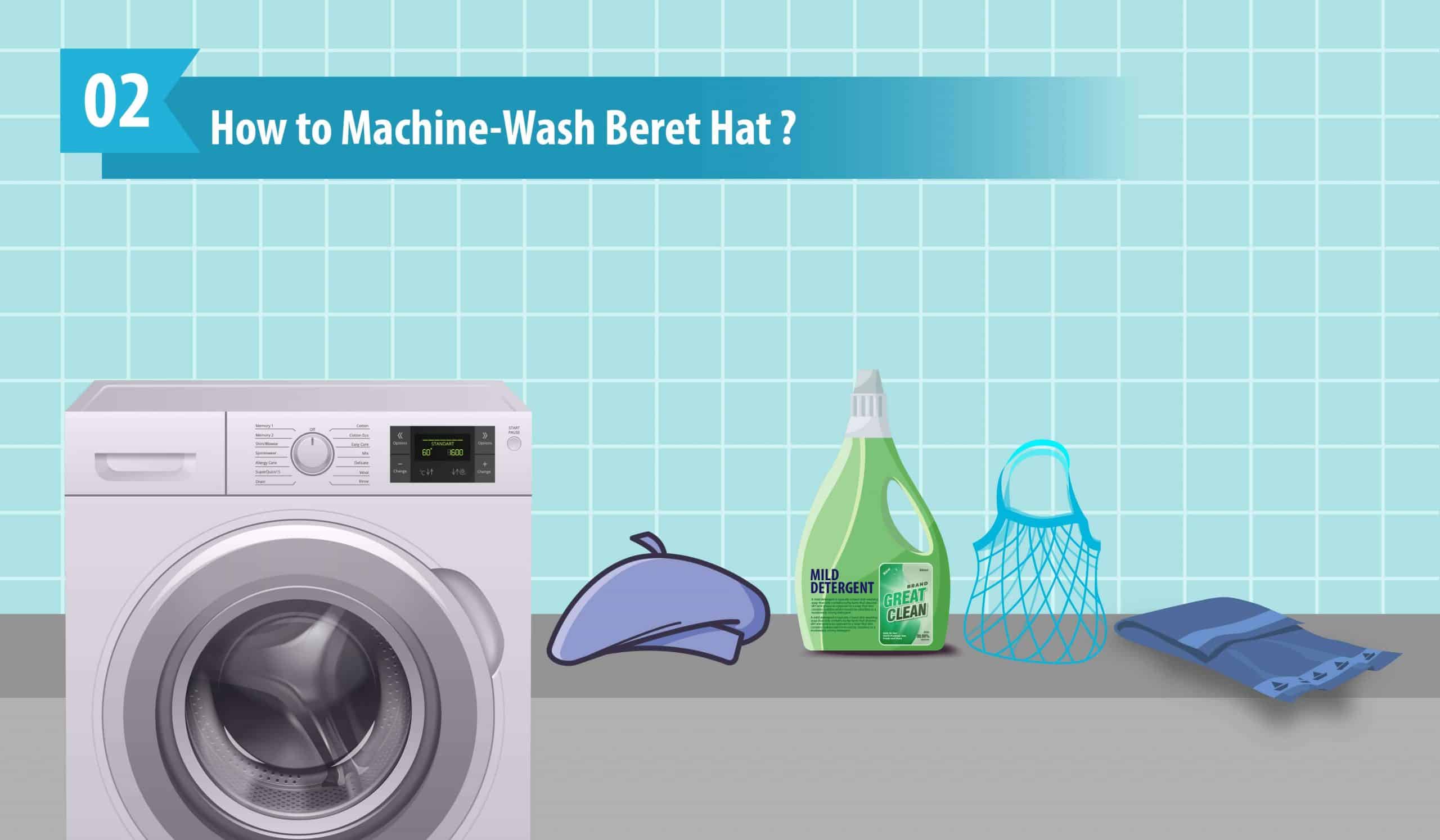 How to Machine-Wash Beret Hat