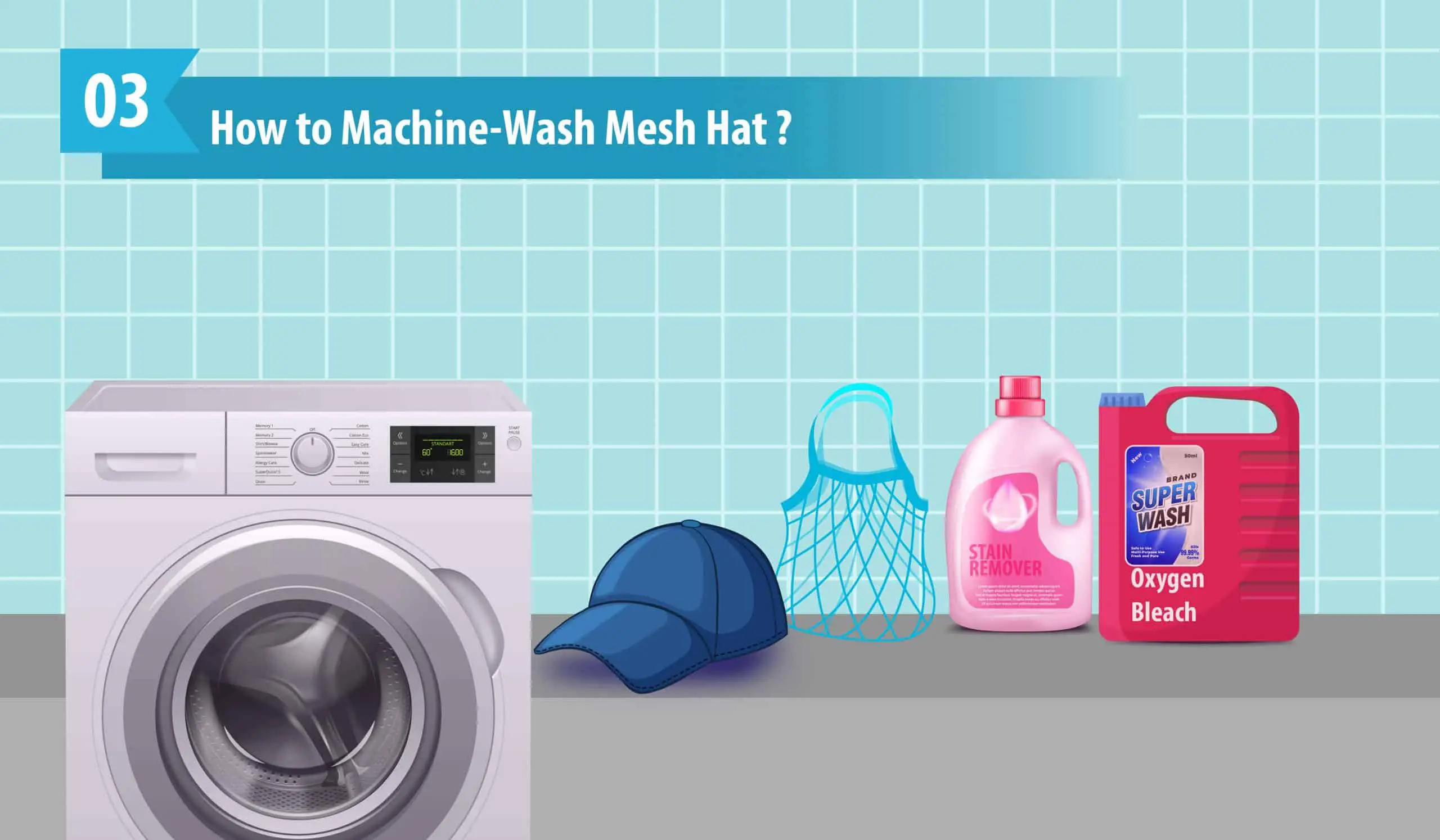 How to Machine-Wash Mesh Hat