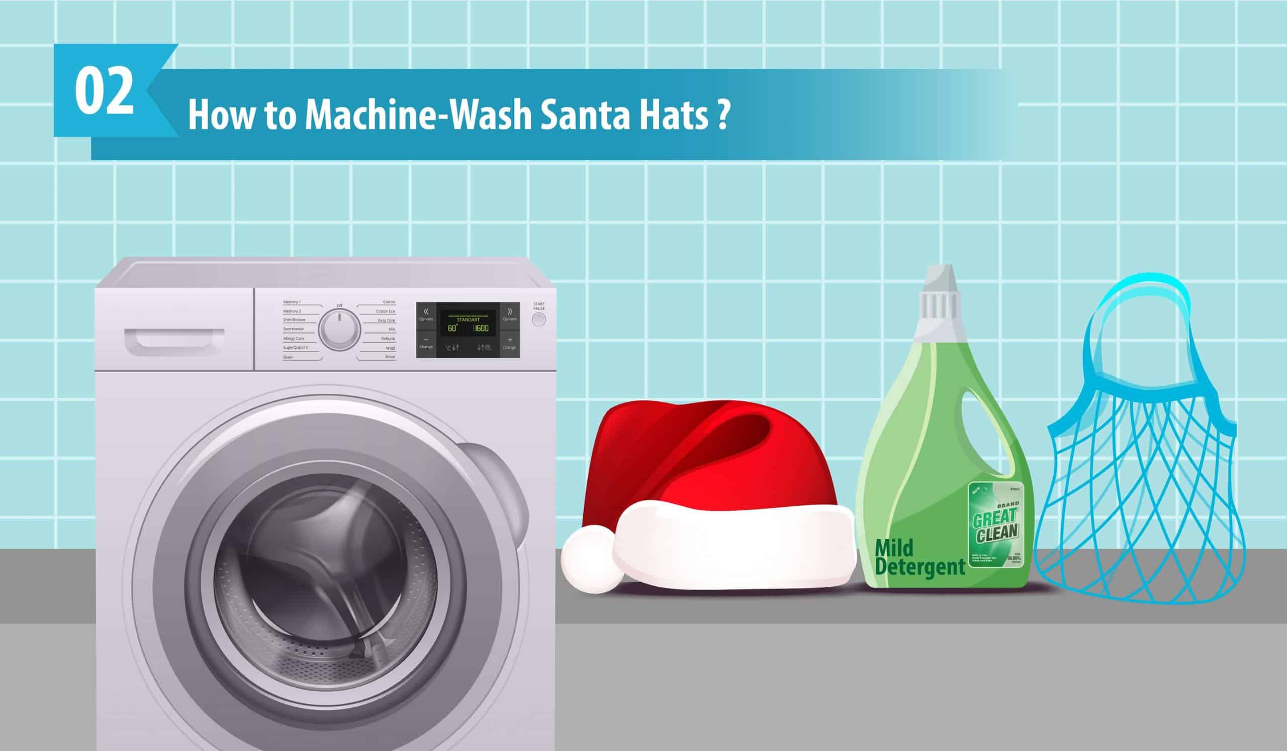 How to Machine-Wash Santa Hats