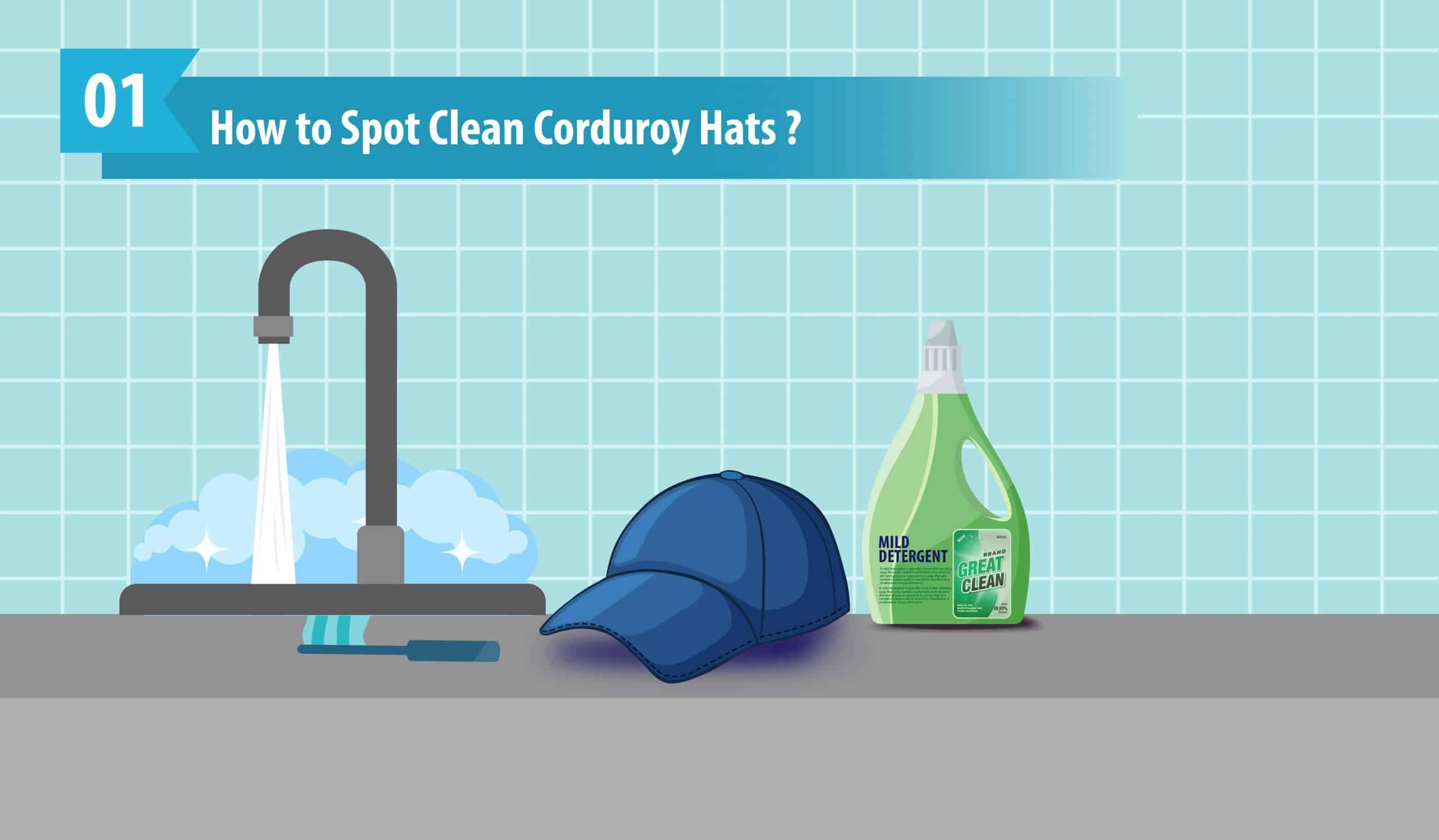 How to Spot Clean Corduroy Hats
