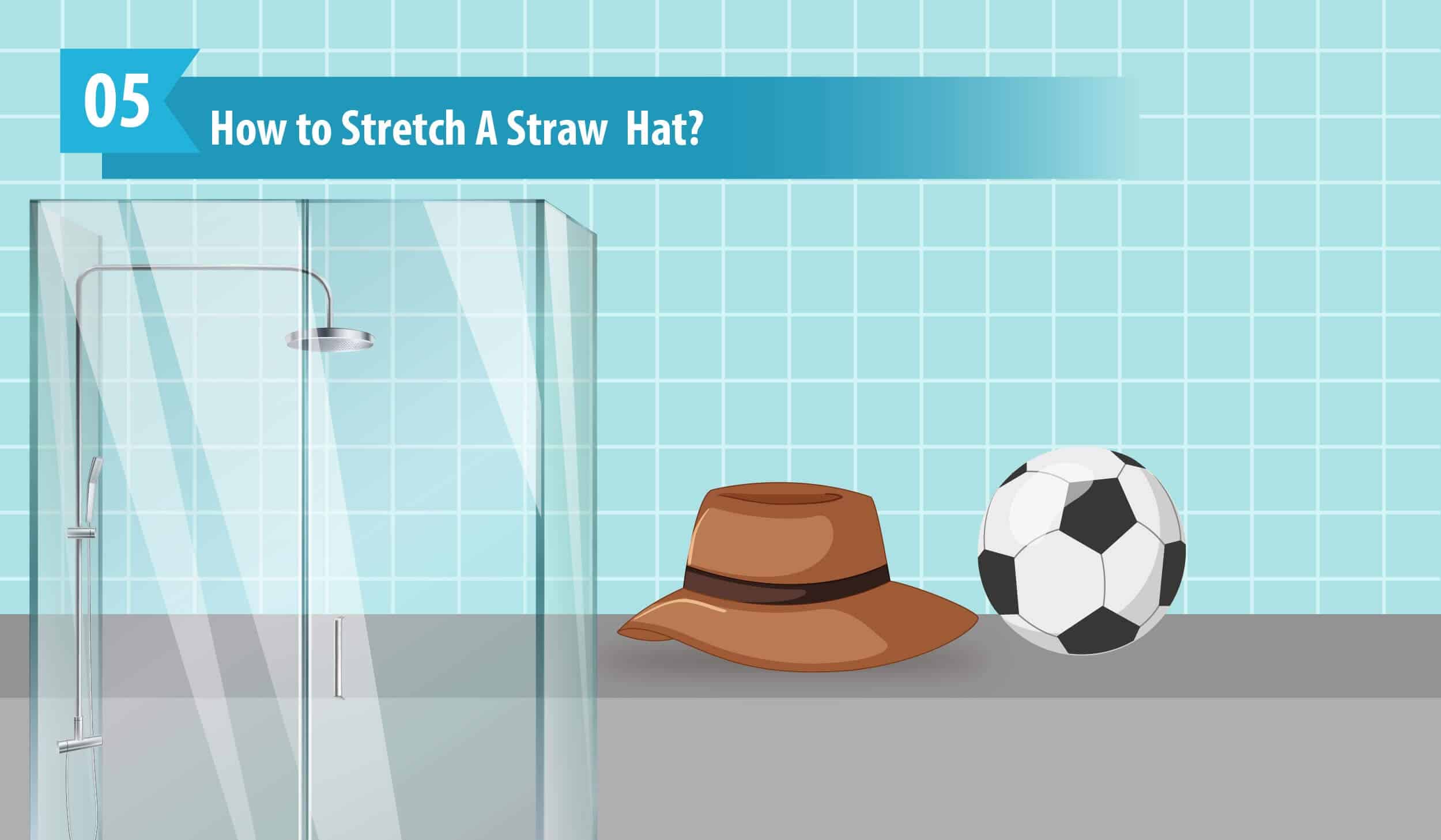 How to Stretch A Straw  Hat