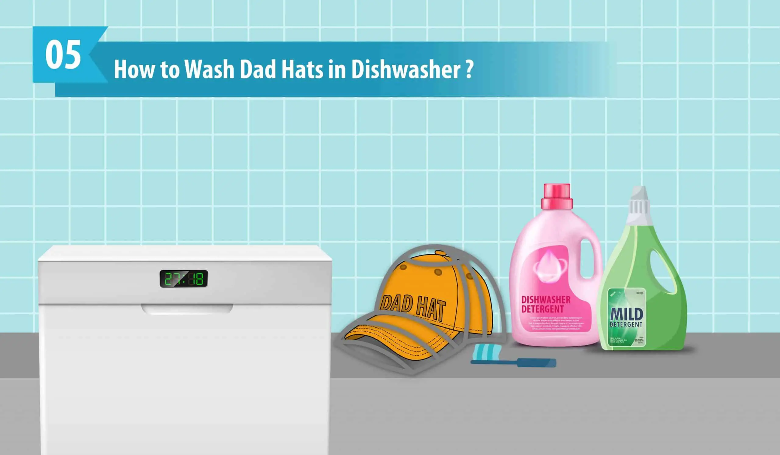 How to Wash Dad Hats in Dishwasher