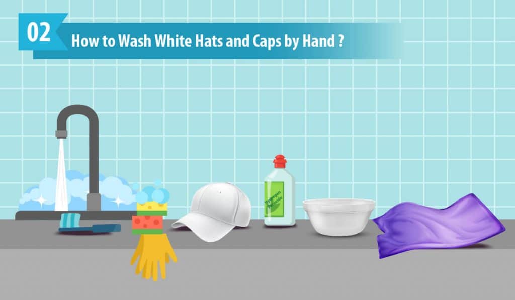 How to Wash White Hats and Caps by Hand