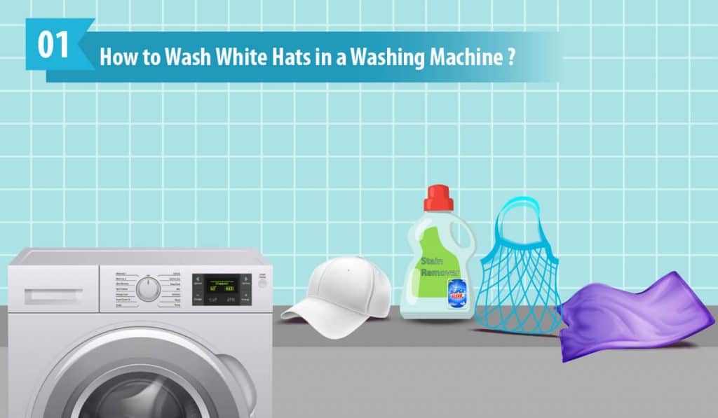 How to Wash White Hats in a Washing Machine
