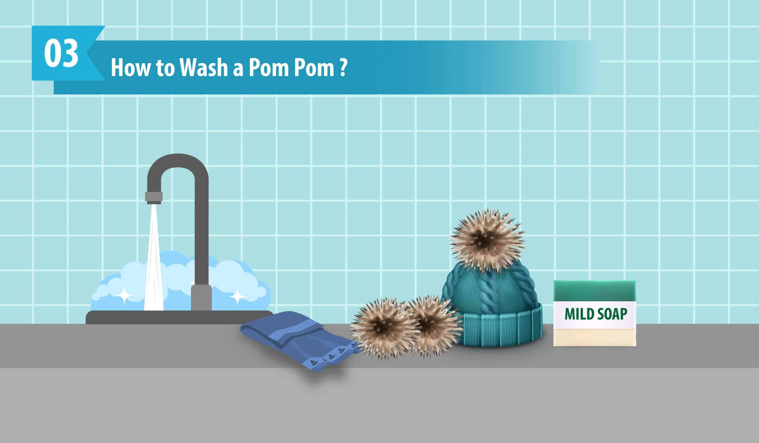How to Wash a Pom Pom