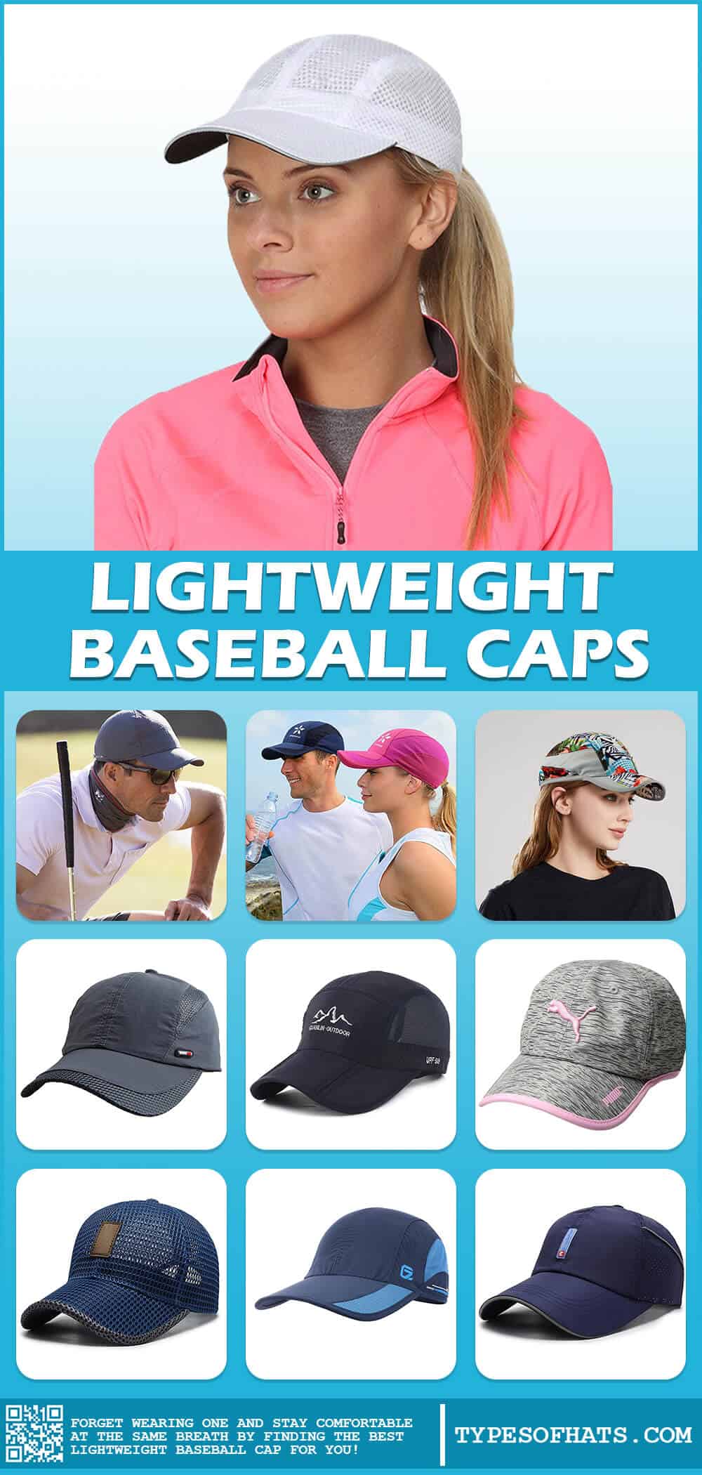Lightweight Baseball Caps