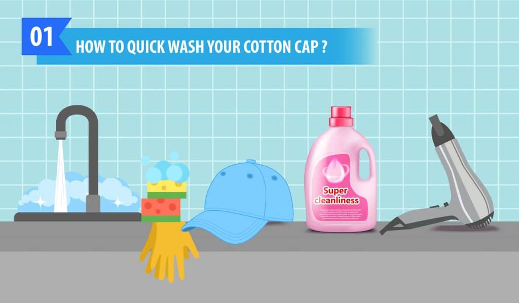 quick wash your cotton cap