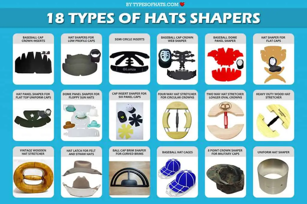 types of hat shapers