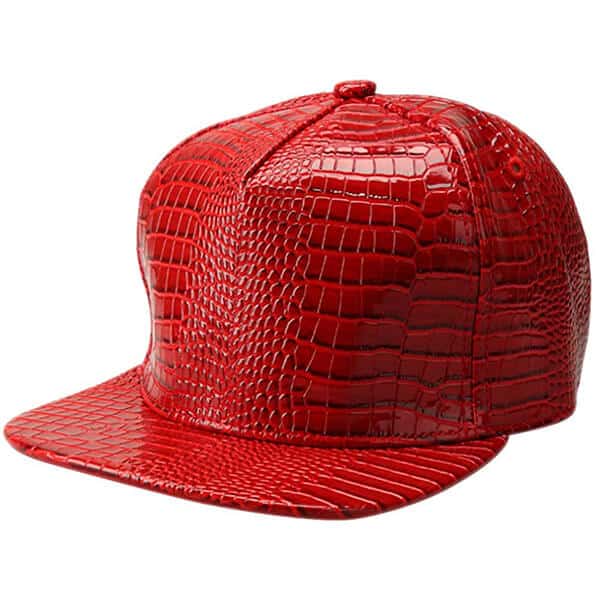 PU Leather Hip-Hop High Profile Hat