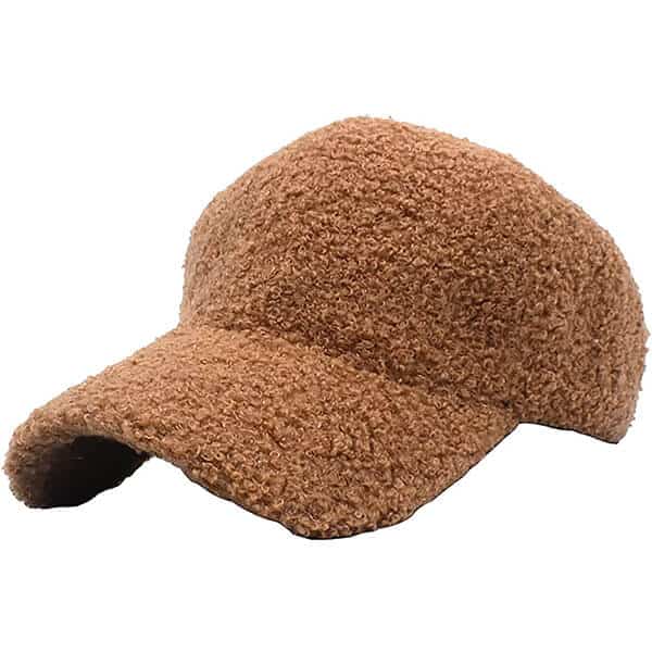 Lamb-Wool Solid Baseball Cap