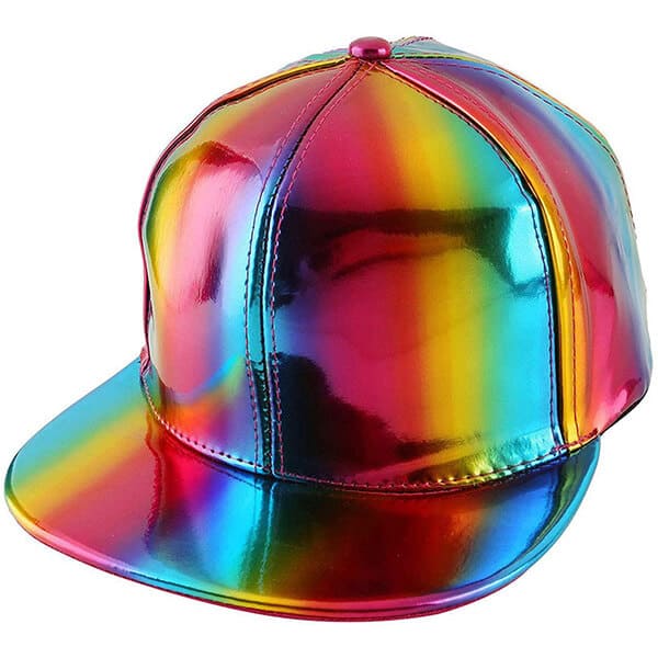 Shiny Holographic High Profile Baseball Cap