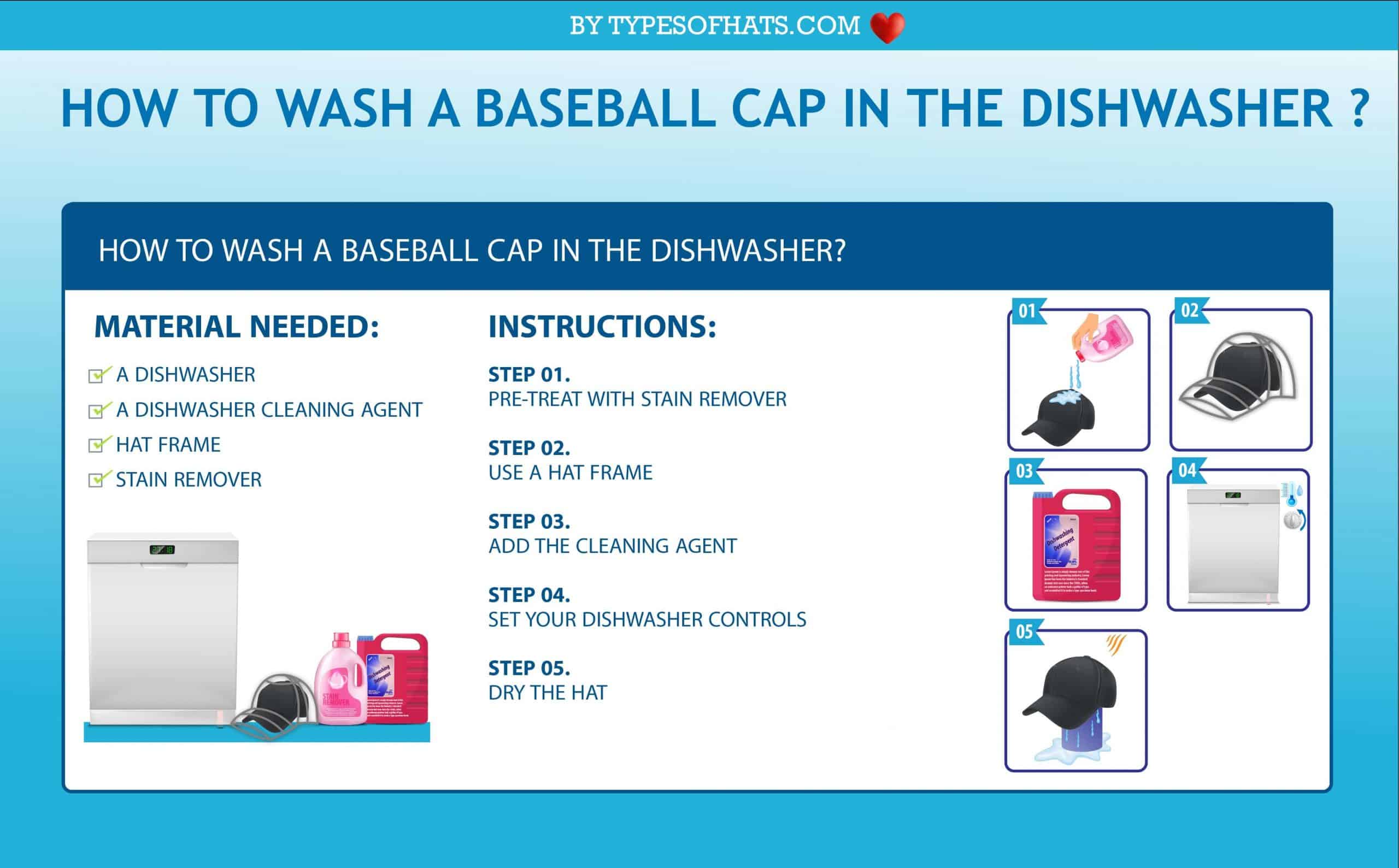 How To Wash A Baseball Cap In The Dishwasher info