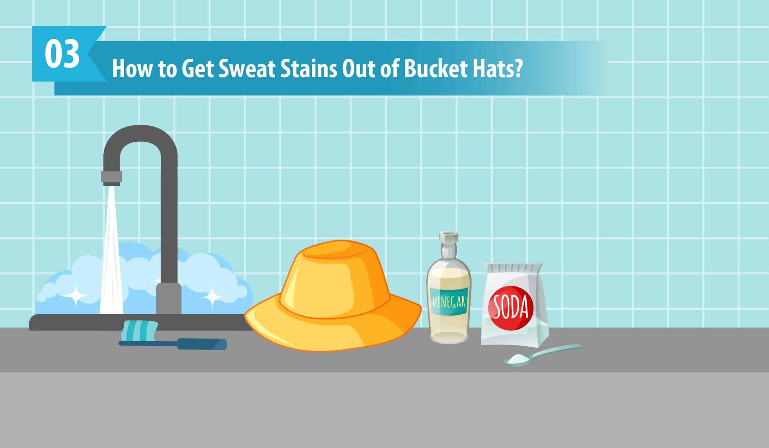 How to Get Sweat Stains Out of Bucket Hats