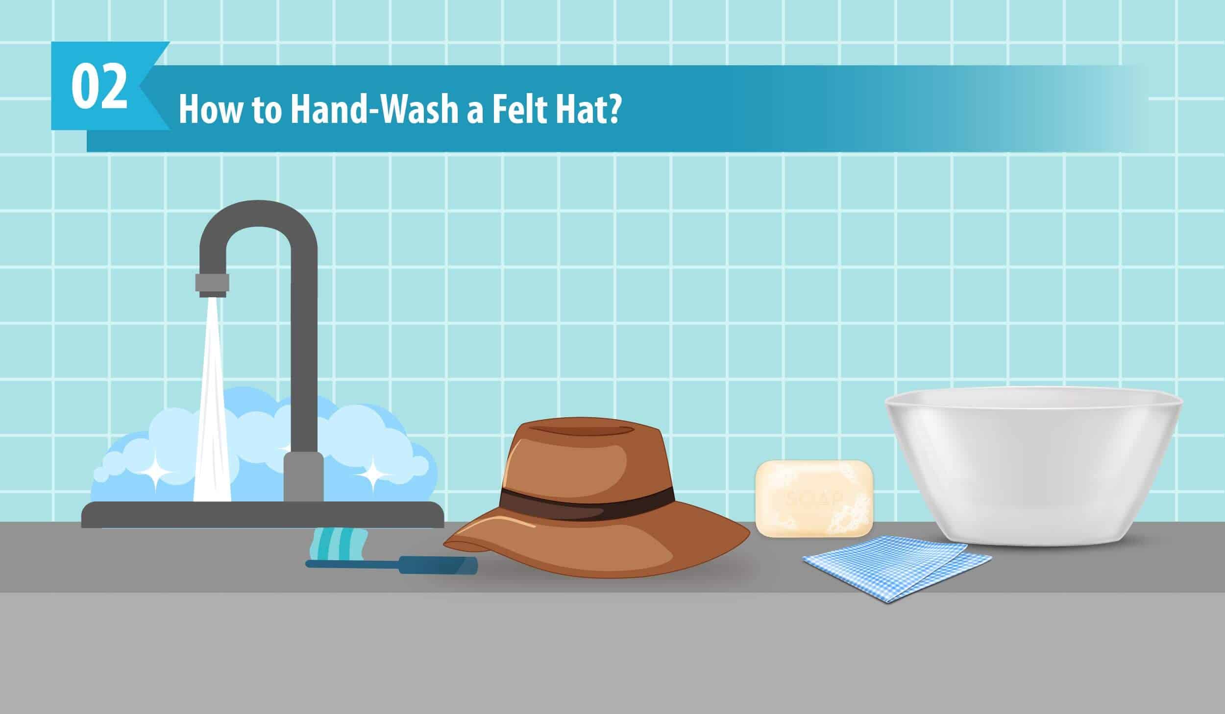 How to Hand-Wash a Felt Hat