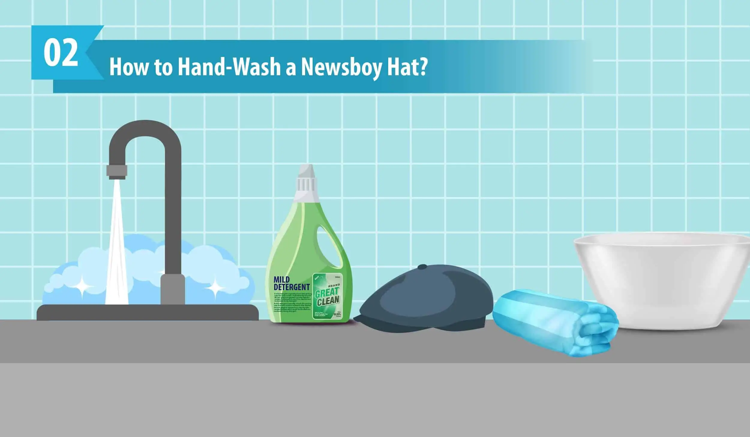 How to Hand-Wash a Newsboy Hat