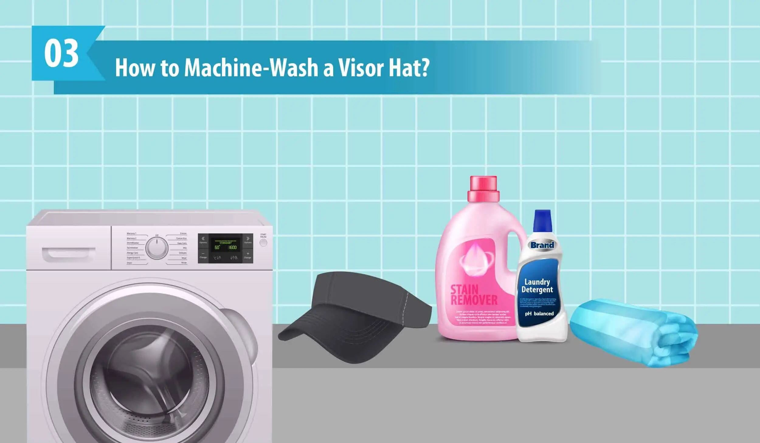 How to Machine-Wash a Visor Hat