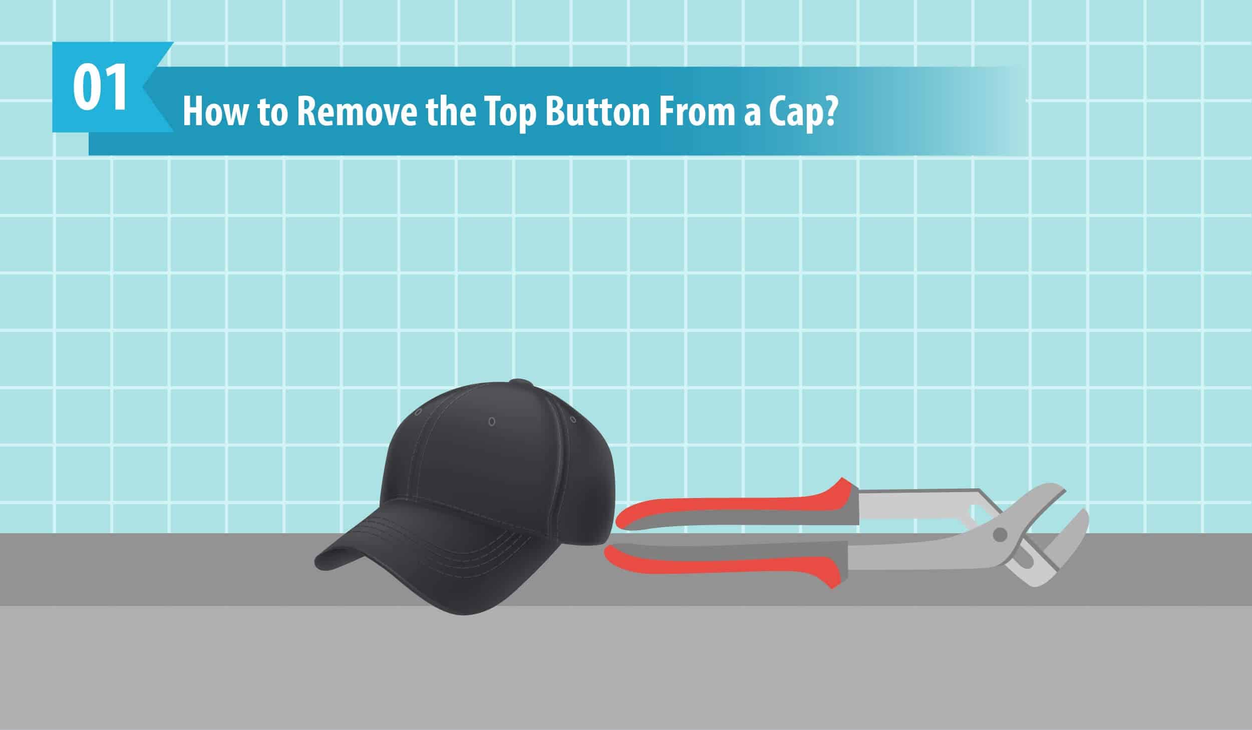How to Remove the Top Button From a Cap