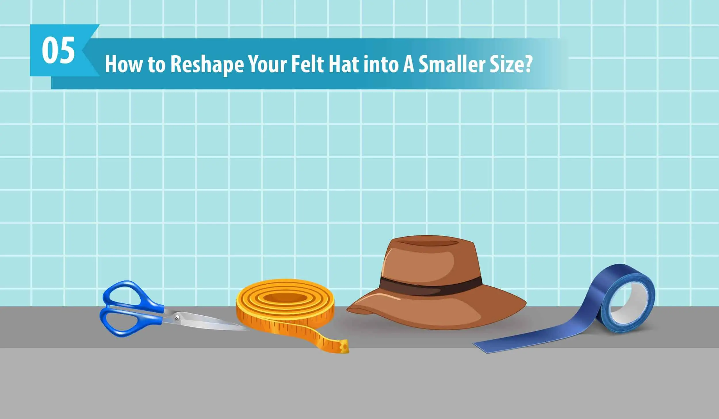 How to Reshape Your Felt Hat into A Smaller Size