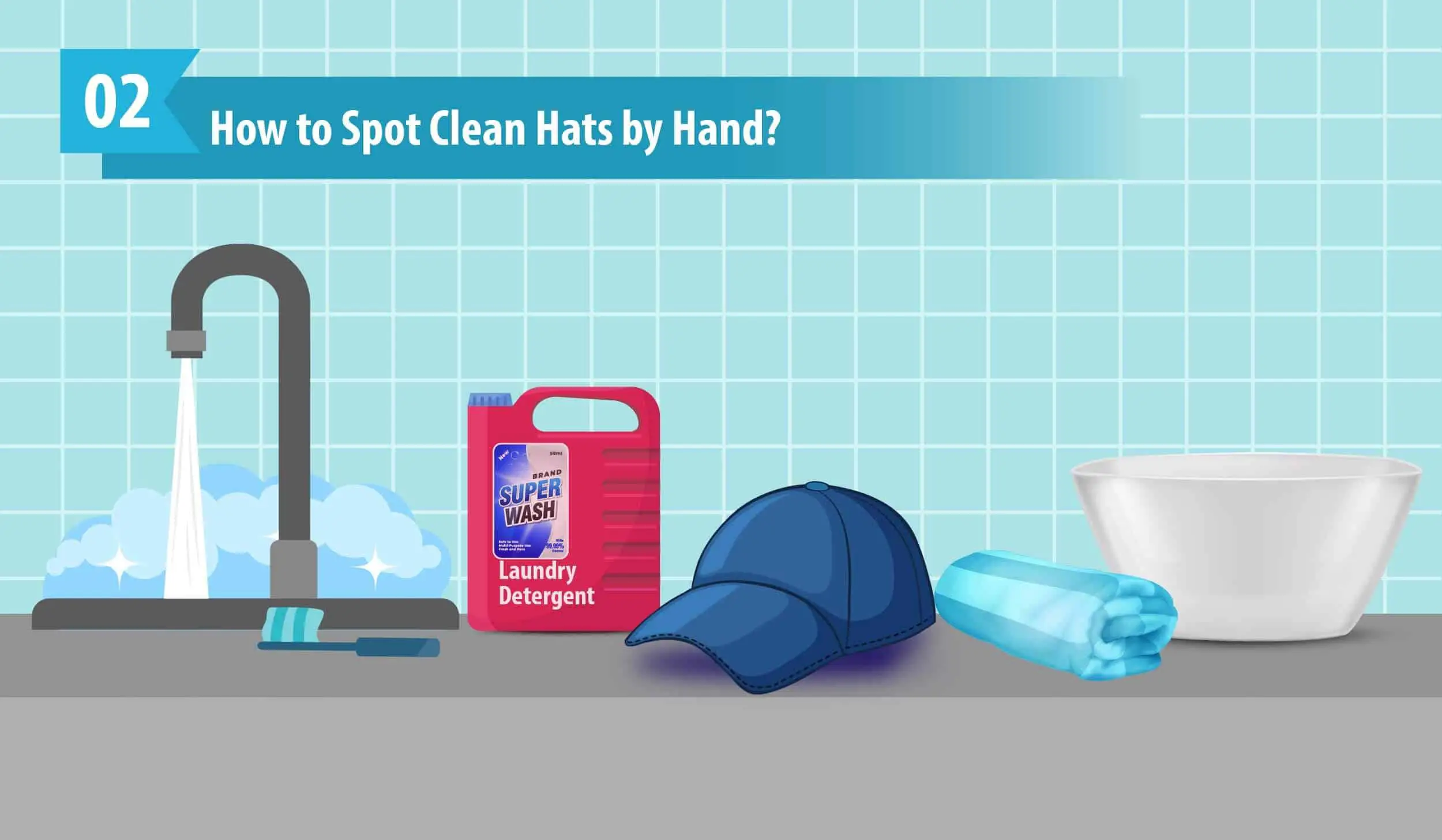 How to Spot Clean Hats by Hand