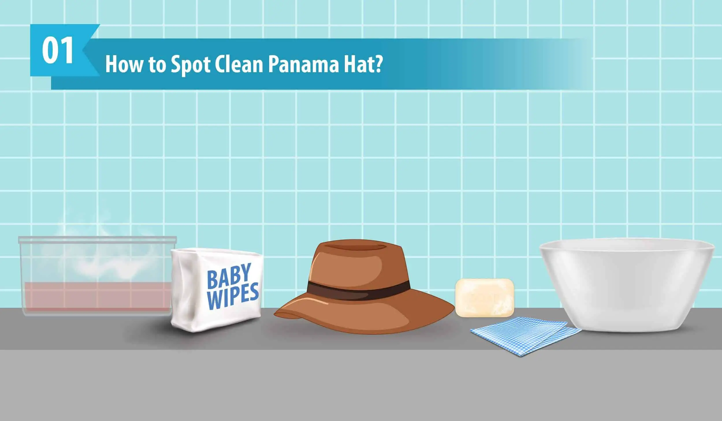 How to Spot Clean Panama Hat