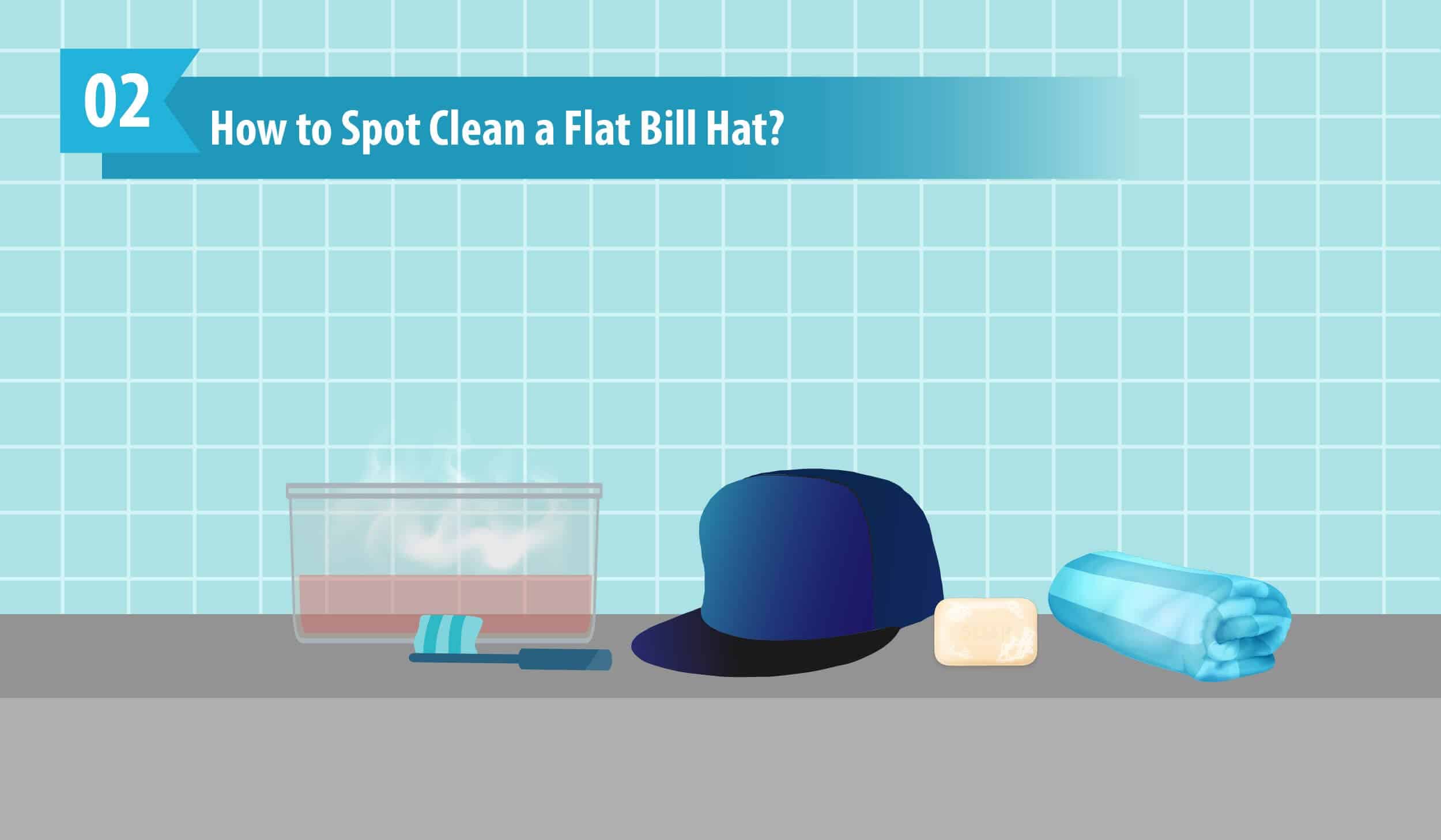 How to Spot Clean a Flat Bill Hat