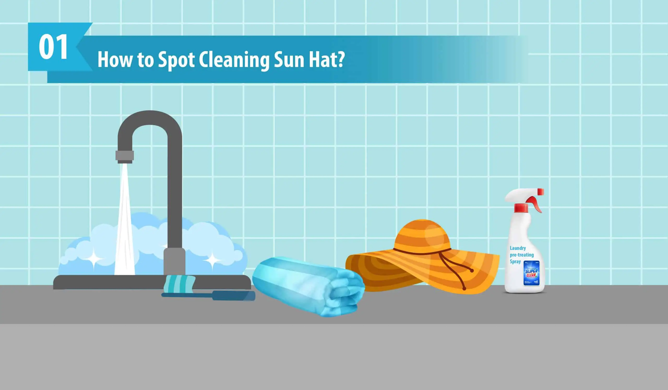 How to Spot Cleaning Sun Hat