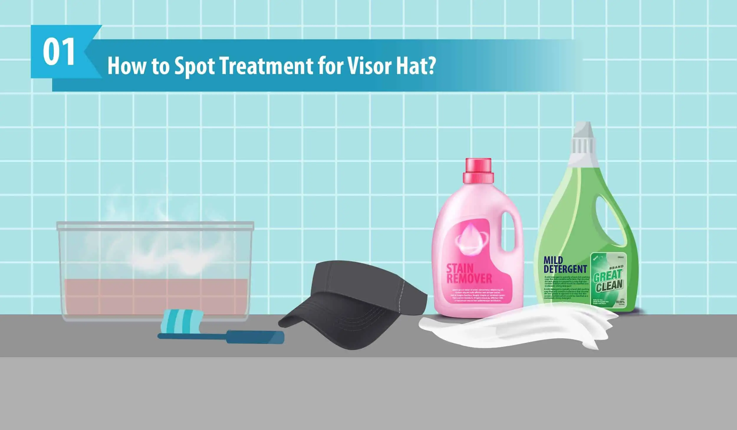 How to Spot Treatment for Visor Hat