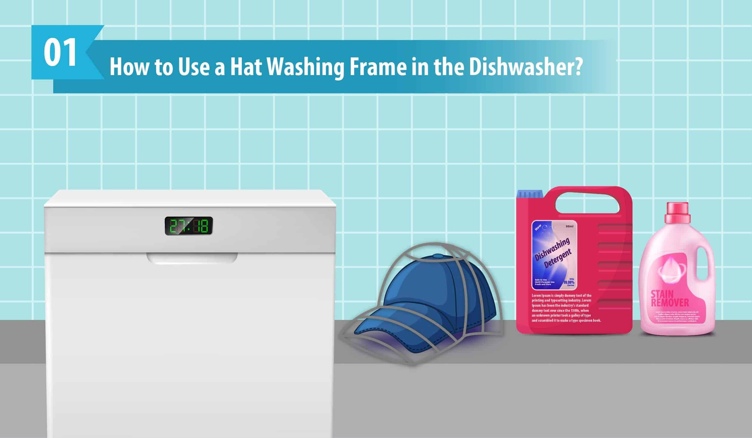 How to Use a Hat Washing Frame in the Dishwasher