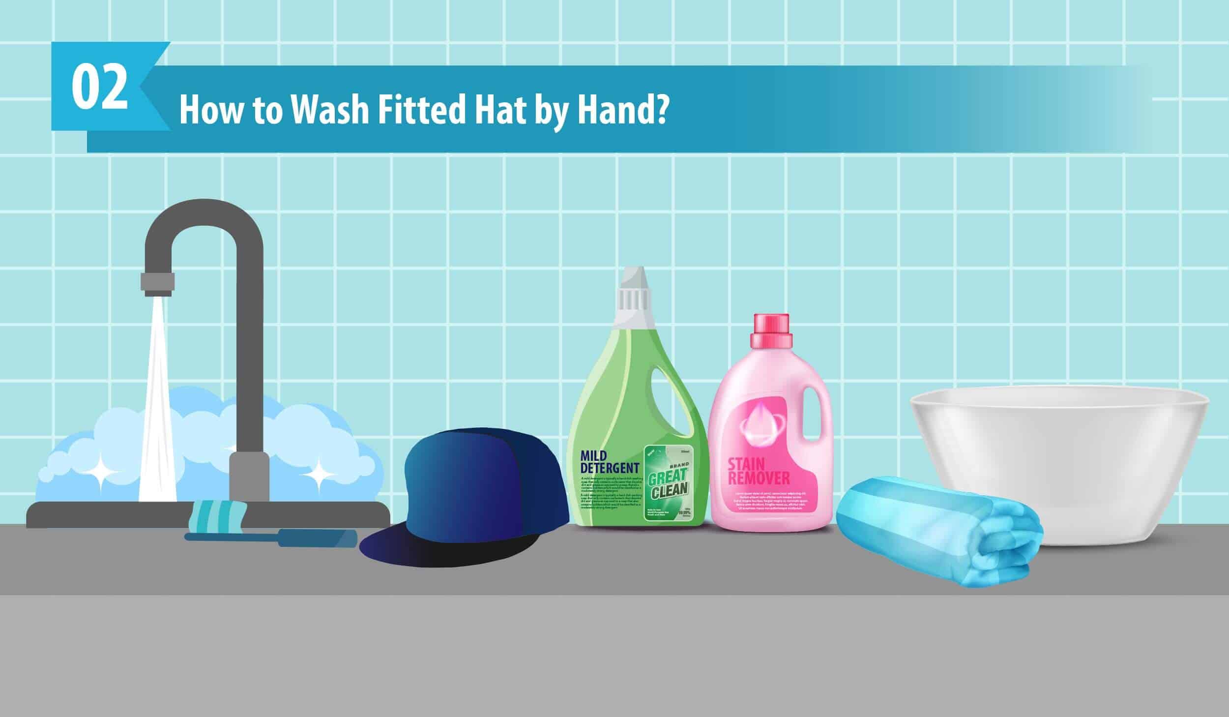 How to Wash Fitted Hat by Hand