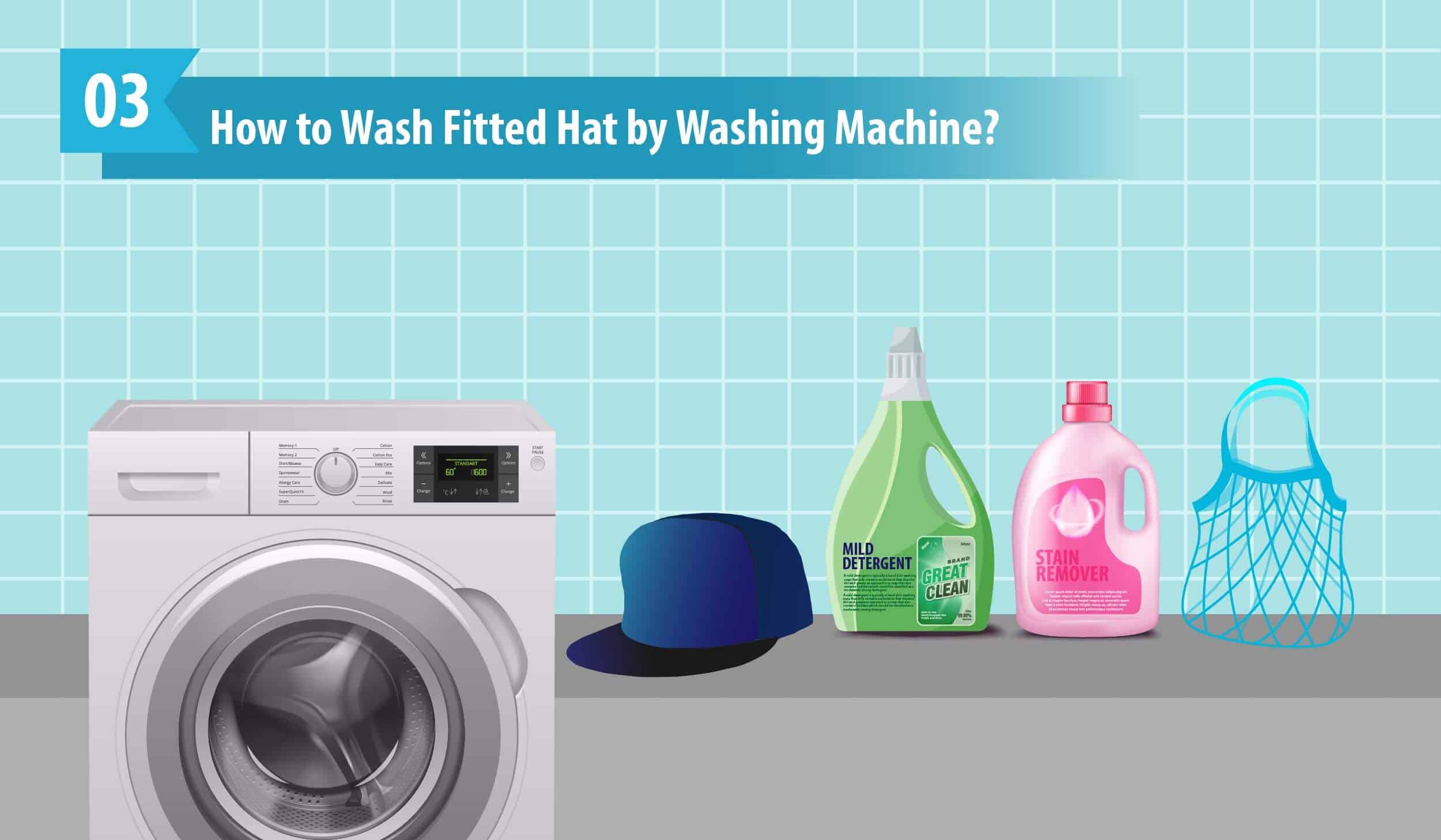 How to Wash Fitted Hat by Washing Machine